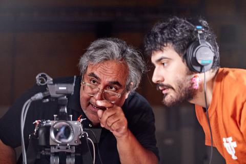 Ray and Jorge behind the camera.