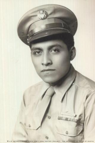 Paul Ybarra in Wellington, Kansas, 1941.