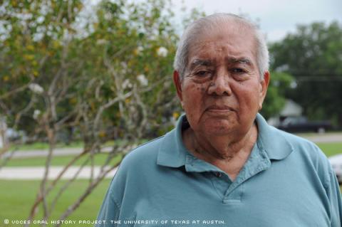 Mike Villa was interviewed in Hallettsville, TX on July 20, 2010 by the Voces Oral History Project. [Michelle J Lojewski/Voces Oral History Project]
