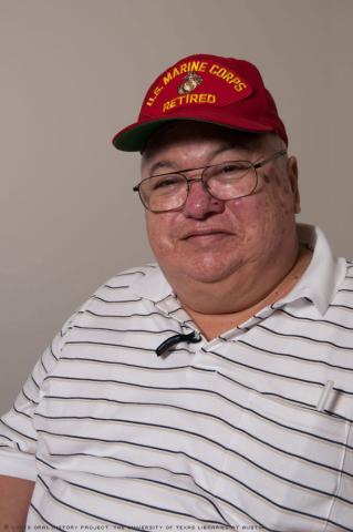 Vietnam Vet, Richard Perez, was interviewed on April 9, 2011. [Voces Oral History Project/ Michelle J Lojewski]